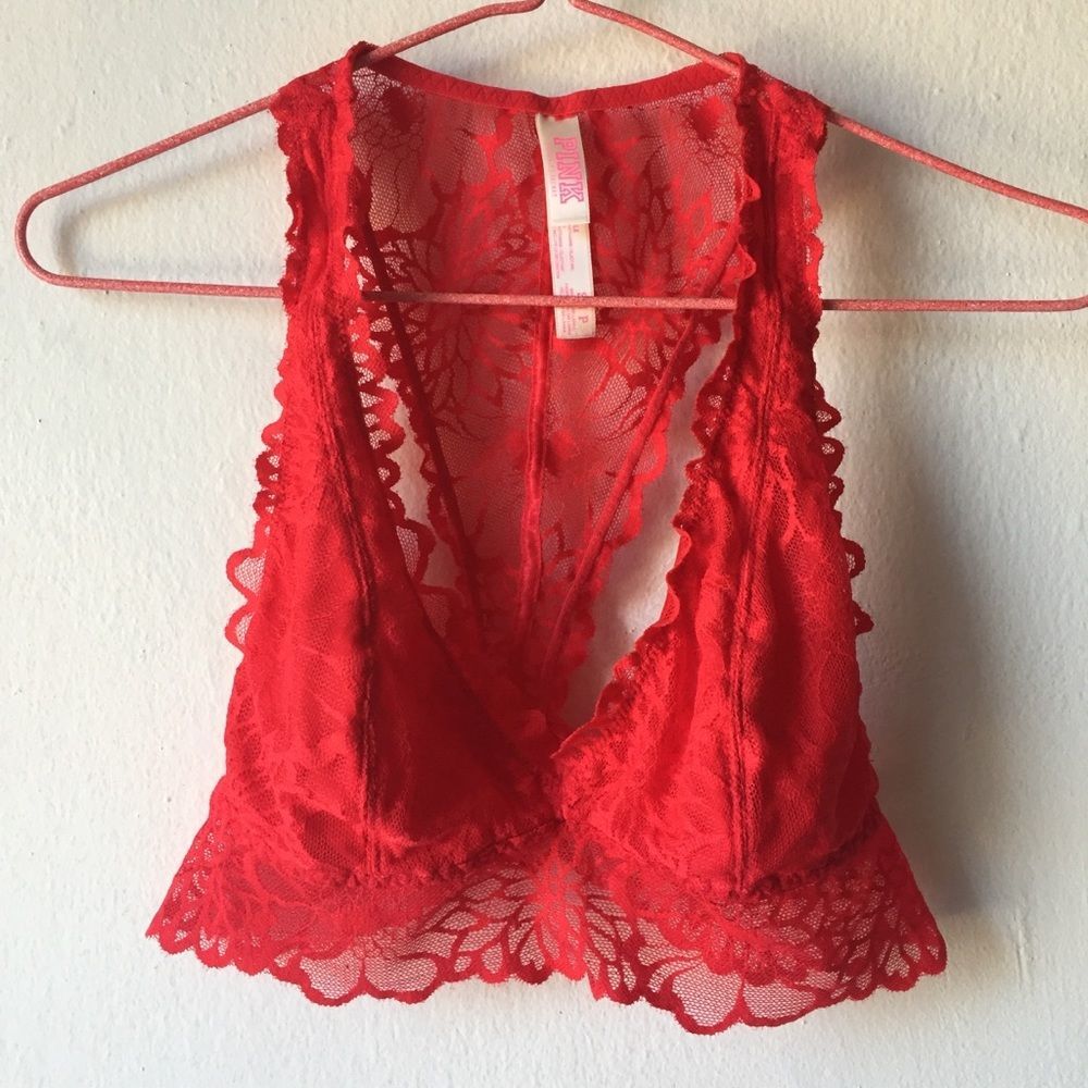 VS pink bralet size s